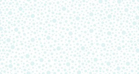 Snow polka dots seamless pattern illustration Stock Illustration
