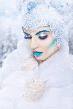 Snow queen Foto stock