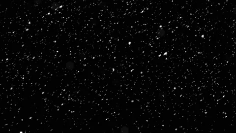 Snow Realistic Falling on Black Background. Stock Footage 218570930