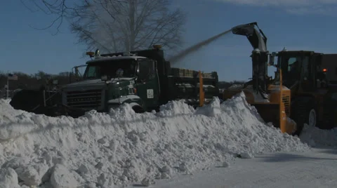 Snow Removal Close Vidéo 36806661