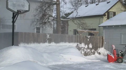Snow Removal Stock Footage 54710076