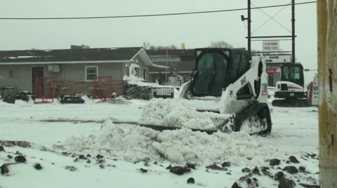 Snow Removal Stock Footage 54757018