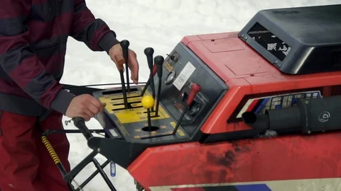 Snow removal Stock Footage 99179161