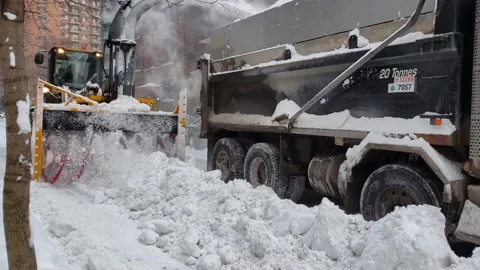 Snow removal Stock Footage 131184212