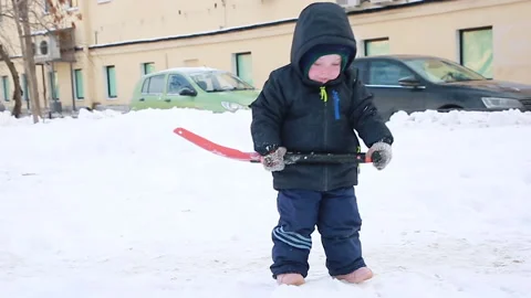 Snow removal Stock Footage 167014495