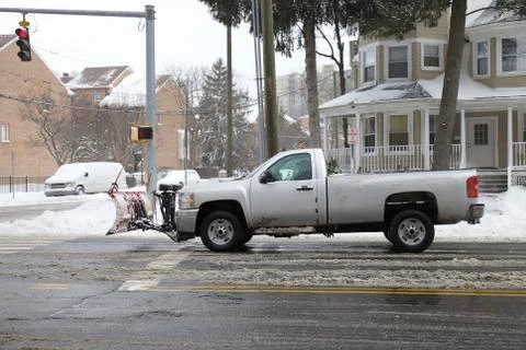 Snow removal 스톡 사진