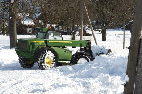 Snow removal Stock Photos