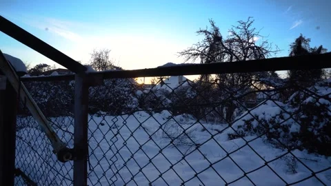 Snow removal in a snowy Stock-Footage 327391720