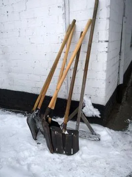 Snow removal tool Stock Photos