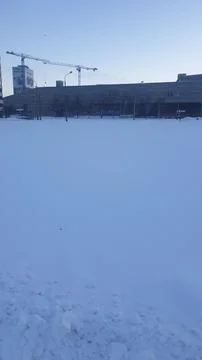 Snow in riga Stock Photos