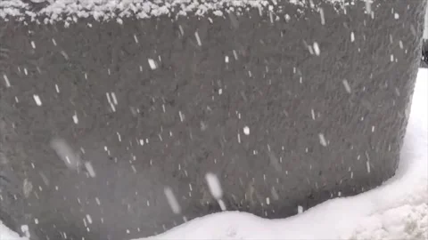 Snow in Romania - slow motion frame Stock Footage 169335912