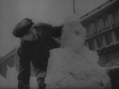 Snow sculptures Stock Footage 229028653