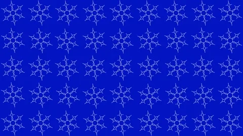 Snow seamless blue screen Stock Footage 312811340