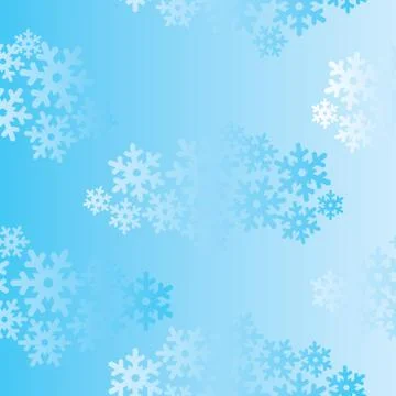 Snow seamless pattern Christmas Winter holiday background Stock Illustration