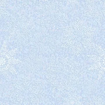 Snow seamless pattern Christmas Winter holiday background Stock Illustration