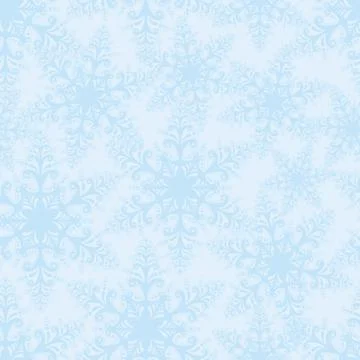 Snow seamless pattern Christmas Winter holiday snowfall background Illustrazione stock