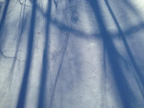 Snow Shadows Stock Photos