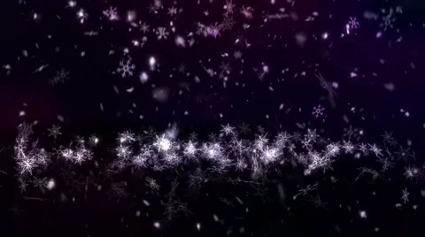 Snow Shape Bounce Loop Purple background 4K Resolution Ultra HD Stock Footage 39963597