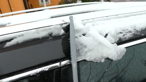 Snow on side Stock Footage 227009226