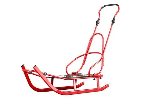 Snow Sled with adjustable handle, 3D rendering Snow Sled with adjustable h... Photos
