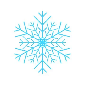 Snow, snowflake, winter icon isolated on background. vector illustrations Stock Illustration