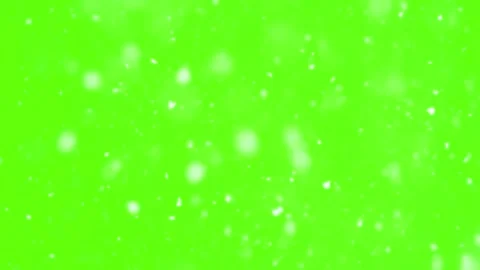 Snow snowing green screen background overlay Stock Footage 258915388