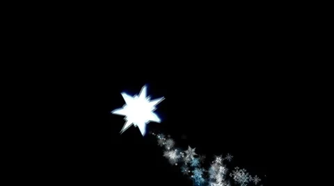 Snow Star Stock Footage 977876