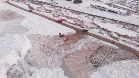 Snow storage Video stock 280319819