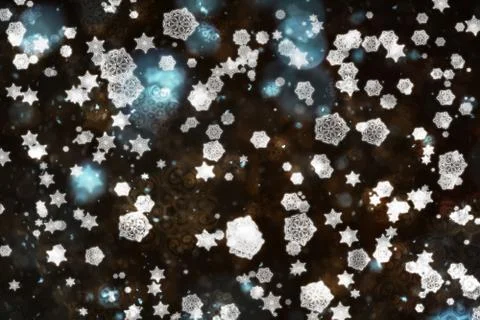 Snow Storm Background Illustrazione stock