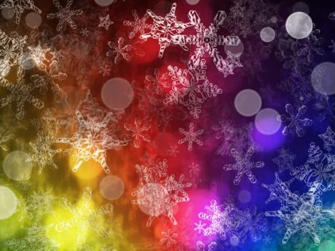 Snow Storm Background Stock Illustration