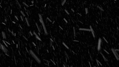Snow Storm on Black Background. Seamless Loop-able animation. Stock Footage 229986191