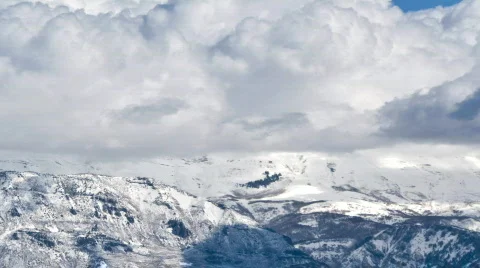 Snow Storm Cropped Video stock 401544
