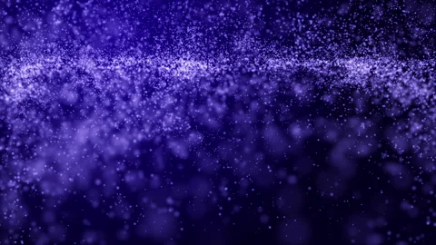 Snow storm. Fast flying small particles on a blue dark background. Stock Footage 242480182
