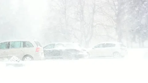 Snow storm Stock Footage 22232300