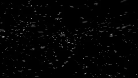 Snow Storm Loop - Medium Shot Pre-render Side Wind Video stock 82983579