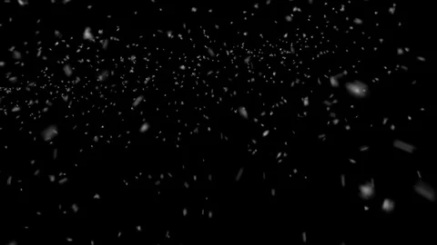 Snow Storm - Medium Shot - Seamless Loop Stock Footage 120874204