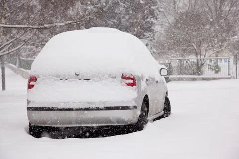 Snow storm Stock Photos