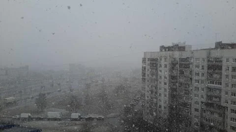 Snow storm Stock Photos