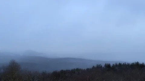 Snow Storm in Slow Motion (5x Slomo) Stock Footage 120490631