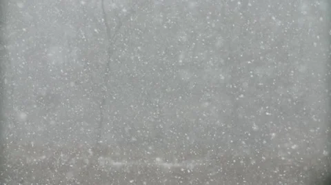 Snow Storm Wide Angle Lens Stock Footage 33864102