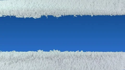 Snow stripe Stock Footage 12383536