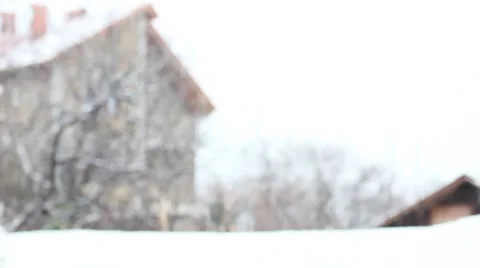 Snow Suburbs Vídeo Stock 46772993