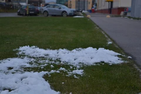 Snow in summer Stock Photos