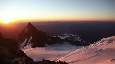 Snow sunrise Vidéo 10874574