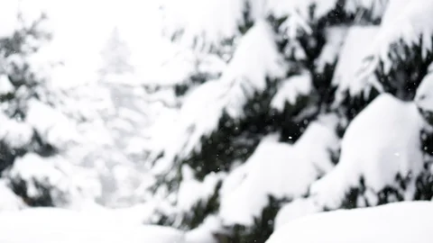 Snow in Super Slowmotion Stock Footage