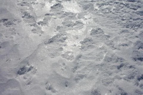 Snow surface full frame background texture pattern Stock Photos