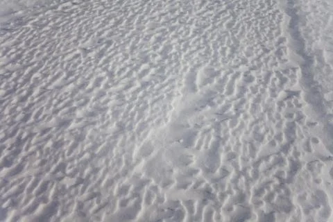 Snow surface full frame background texture pattern Stock Photos