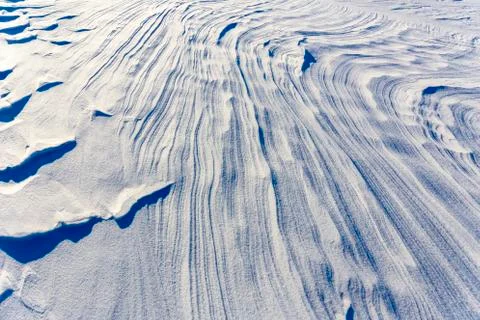 Snow surface structure winter background Foto stock