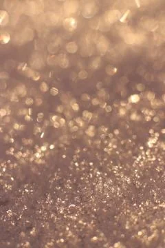 Snow Surface Texture. Winter Backdrop. Blurred Christmas Glitter Background. Stock Photos
