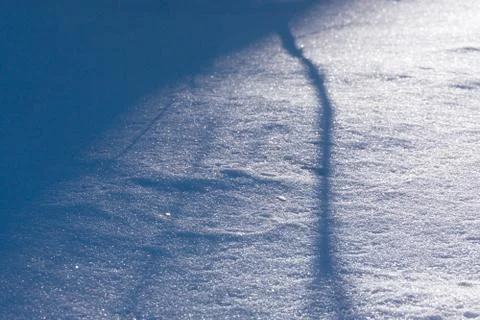 Snow tecture shadow Stock Photos